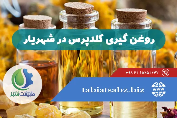 روغن گیری کلدپرس در شهریار