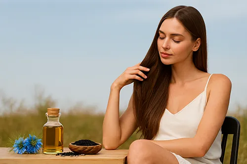 مصرف سیاهدانه و روغن سیاه دانه برای زیبایی پوست و مو